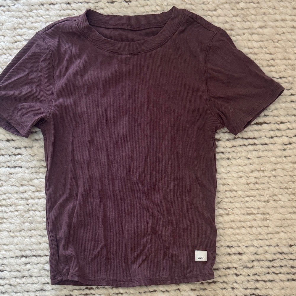 Vuori Dark Purple Short Sleeve Tee